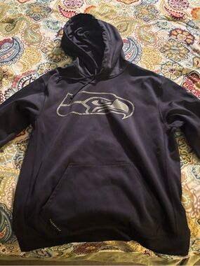 Seattle Seahawks Navy Men's Pullover Hoodie Sweatshirt